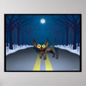 De ene die hem laat vallen poster (Voorkant)