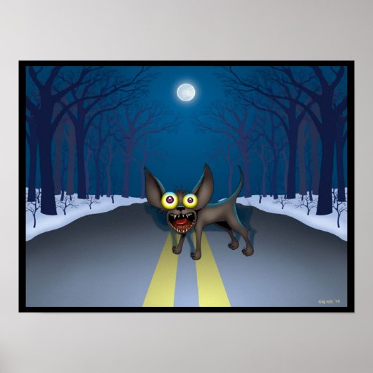 De ene die hem laat vallen poster (Voorkant)