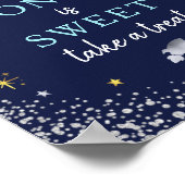 De ene is snoep nemen een 'Treat Space Galaxy Birt Poster (Hoek)