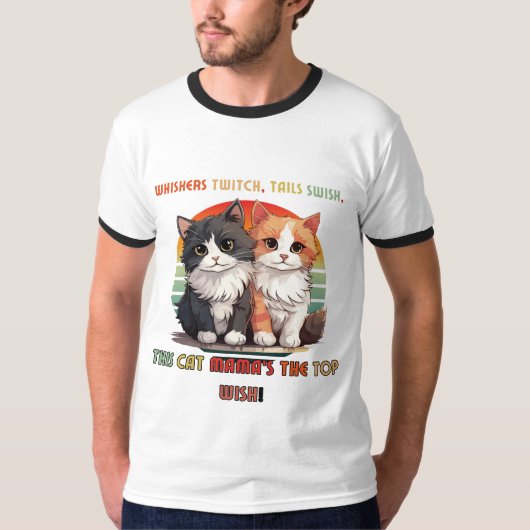 "De ene kat leidt gewoon naar de andere" T-shirt (Voorkant)