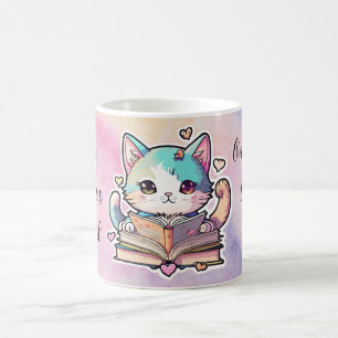 de ene kat leidt tot de andere koffiemok
