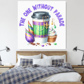 De ene zonder parade canvas afdruk (Insitu (Slaapkamer))