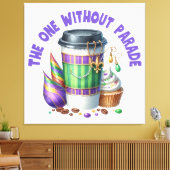 De ene zonder parade canvas afdruk (Insitu (Woonkamer))