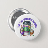De ene zonder parade ronde button 5,7 cm (Voorkant /achterkant)