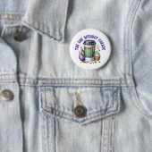 De ene zonder parade ronde button 5,7 cm (In situ)