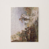 De Enemy Approaches (olie op canvas) Legpuzzel (Verticaal)