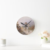 De Enemy Approaches (olie op canvas) Ronde Klok (Huis)