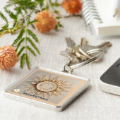 "De energie van de zon" Sleutelhanger (Zijkant)