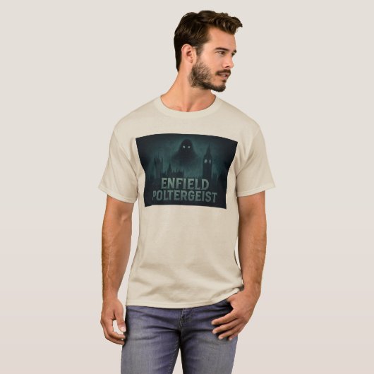 De Enfield Poltergeist spookte paranormaal - Manne T-shirt (Voorkant volledig)