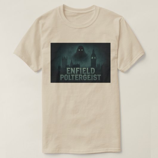 De Enfield Poltergeist spookte paranormaal - Manne T-shirt (Design voorkant)