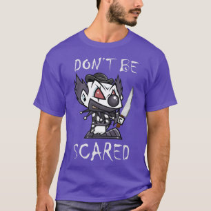 De enge clown is niet bang voor de horror van Hall T-shirt