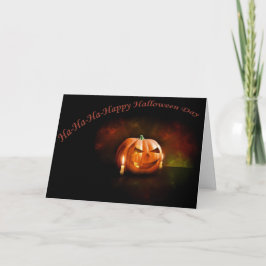 De enge Dag van Halloween van de Pompoen Gelukkige Kaart