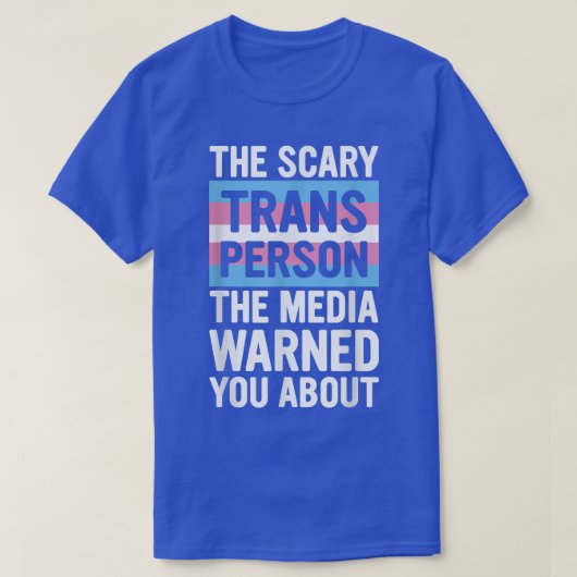 De enge persoon de media waarschuwde u over t-shirt (Design voorkant)