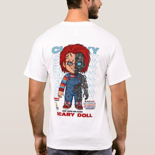 De enge pop t-shirt (Achterkant)