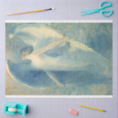 De Engel  Blauw Decoupage Tissuepapier (Craft)