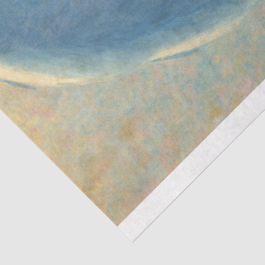 De Engel  Blauw Decoupage Tissuepapier (Detail)