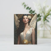 De engel briefkaart (Staand voorkant)