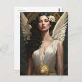 De engel briefkaart (Voorkant / Achterkant)