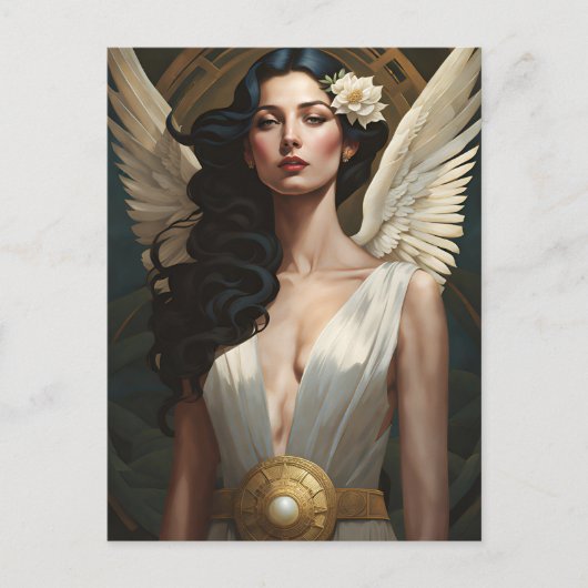 De engel briefkaart (Voorkant)