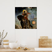 “De Engel des Doods” door Gustave Moreau Poster (Keuken)