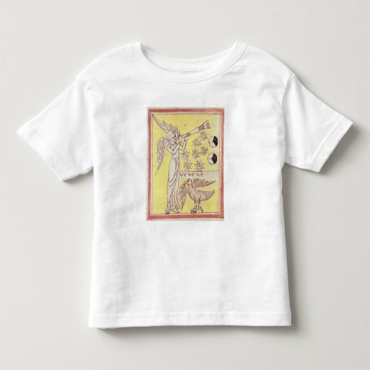 De engel die de trumpet blaast kinder shirts (Voorkant)