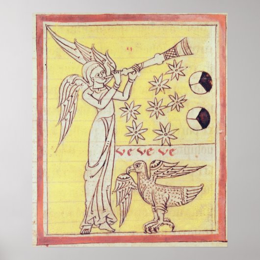 De engel die de trumpet blaast poster (Voorkant)