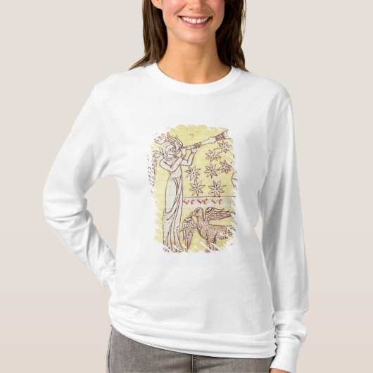 De engel die de trumpet blaast t-shirt (Voorkant)