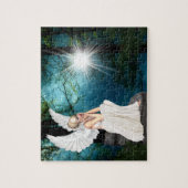 De engel-discussie-puzzel legpuzzel (Verticaal)