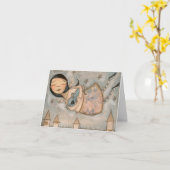 De engel en de blauwe hond - Notecards Kaart (Gele Bloem)