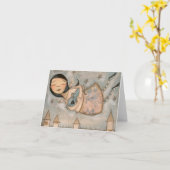 De engel en de blauwe hond - Notecards Kaart (Gele Bloem)
