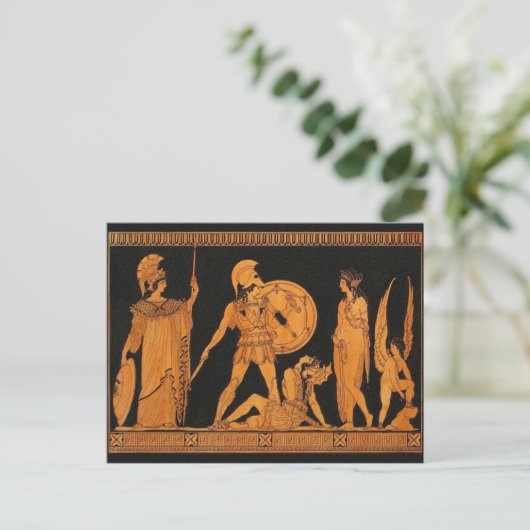 De Engel en het Briefkaart van de Amazons (Staand voorkant)