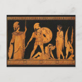 De Engel en het Briefkaart van de Amazons (Voorkant)