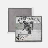 De engel houdt de sleutels van de hel vast magneet (Voorkant / Achterkant)