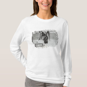 De engel houdt de sleutels van de hel vast t-shirt