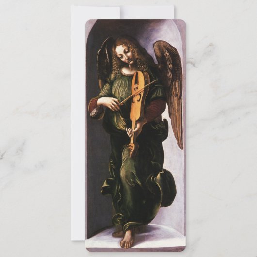 De engel in het groen met een vedel van Leonardo d (Voorkant)