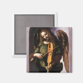 De engel in het groen met een vedel van Leonardo d Magneet (Voorkant / Achterkant)