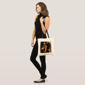 De engel in het groen met een vedel van Leonardo d Tote Bag (Voorkant (model))