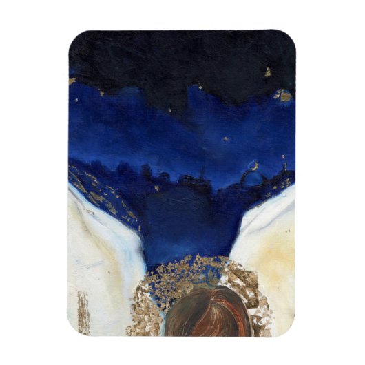 De engel kreeg zijn vleugels 2014 magneet (Verticaal)