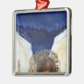 De engel kreeg zijn vleugels 2014 metalen ornament (Links)