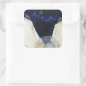 De engel kreeg zijn vleugels 2 2013 vierkante sticker (Tas)