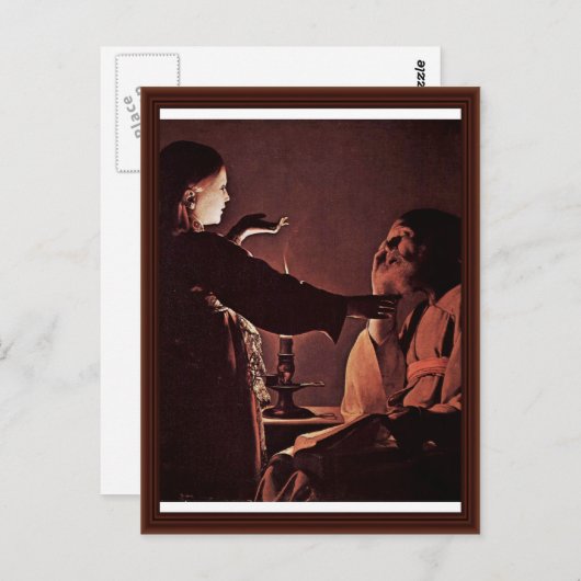 De engel lijkt op sint-Joseph in een droom Briefkaart (Voorkant / Achterkant)