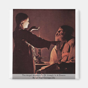 De engel lijkt op sint-Joseph in een droom Magneet