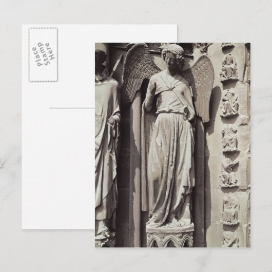 De engel met een glimlach briefkaart (Voorkant / Achterkant)