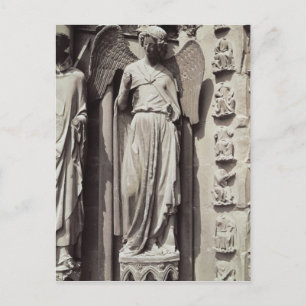 De engel met een glimlach briefkaart