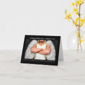 De Engel Notecard van de Strijder van de Kaart (Gele Bloem)