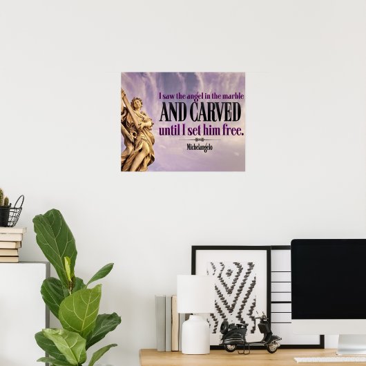 De engel poster (Thuiskantoor)