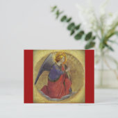 De Engel van Angelico van Fra van Aankondiging Briefkaart (Staand voorkant)