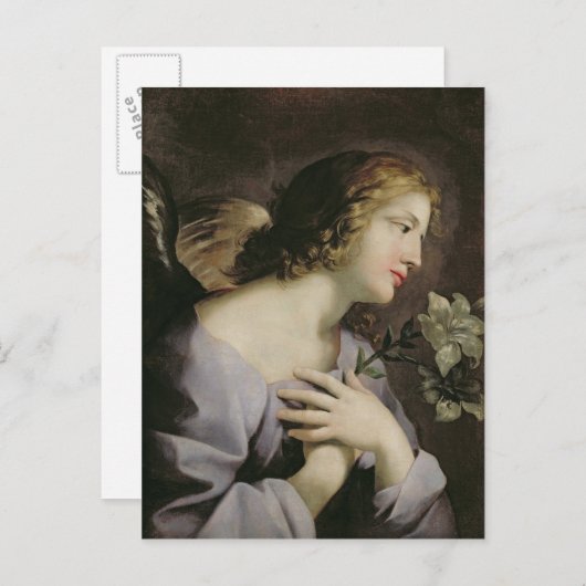 De Engel van de aankondiging, c.1650 Briefkaart (Voorkant / Achterkant)