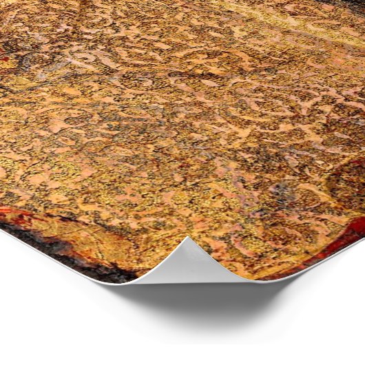 De Engel van de aankondiging van Simone Martini Poster (Hoek)