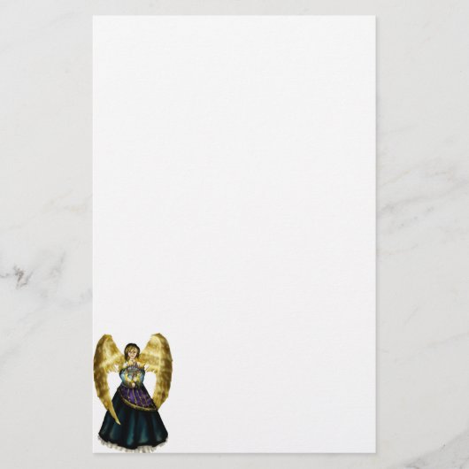 De Engel van de Chanoeka Briefpapier (Voorkant)